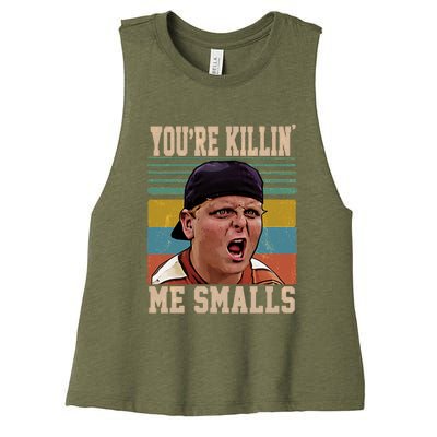 You're Killin Me Smalls! Funny Slogan Women's Racerback Cropped Tank