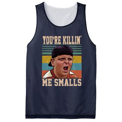 You're Killin Me Smalls! Funny Slogan Mesh Reversible Basketball Jersey Tank