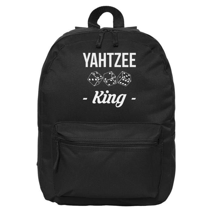 Yahtzee King Player Dice Game 16 in Basic Backpack