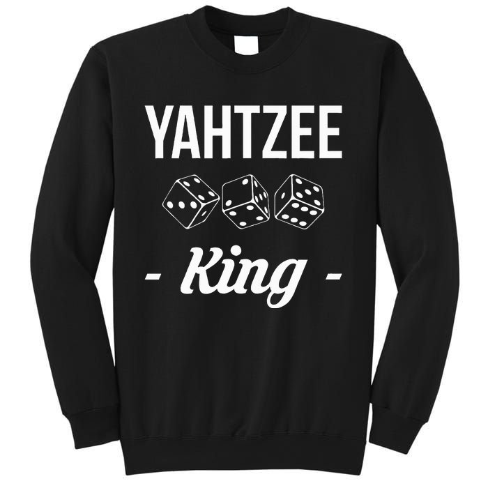 Yahtzee King Player Dice Game Sweatshirt