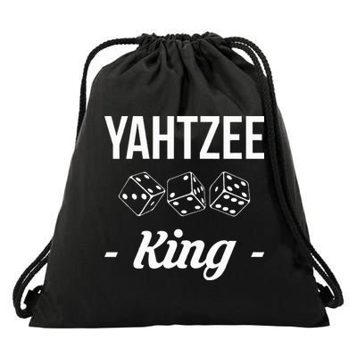 Yahtzee King Player Dice Game Drawstring Bag