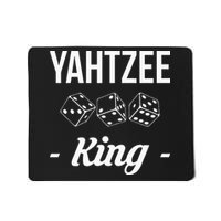 Yahtzee King Player Dice Game Mousepad