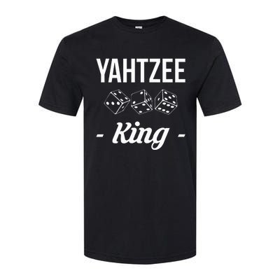 Yahtzee King Player Dice Game Softstyle CVC T-Shirt