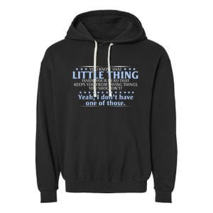 You Know That Little Thing Inside Your Head Garment-Dyed Fleece Hoodie