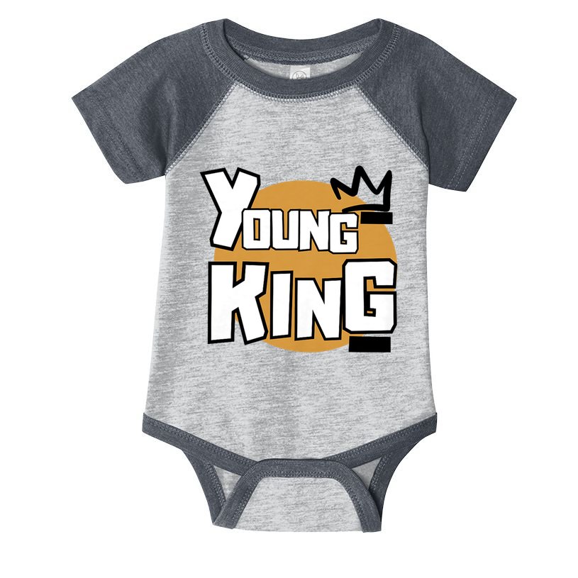 Young Kings Talk The Talk And Walk The Walk Infant Baby Jersey Bodysuit