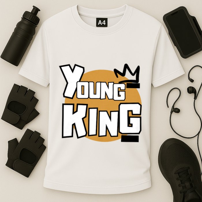 Young Kings Talk The Talk And Walk The Walk Cooling Performance Crew T-Shirt