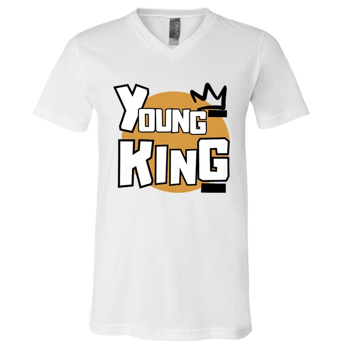 Young Kings Talk The Talk And Walk The Walk V-Neck T-Shirt