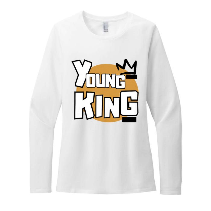 Young Kings Talk The Talk And Walk The Walk Womens CVC Long Sleeve Shirt