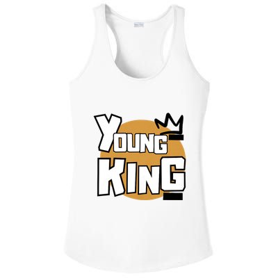 Young Kings Talk The Talk And Walk The Walk Ladies PosiCharge Competitor Racerback Tank