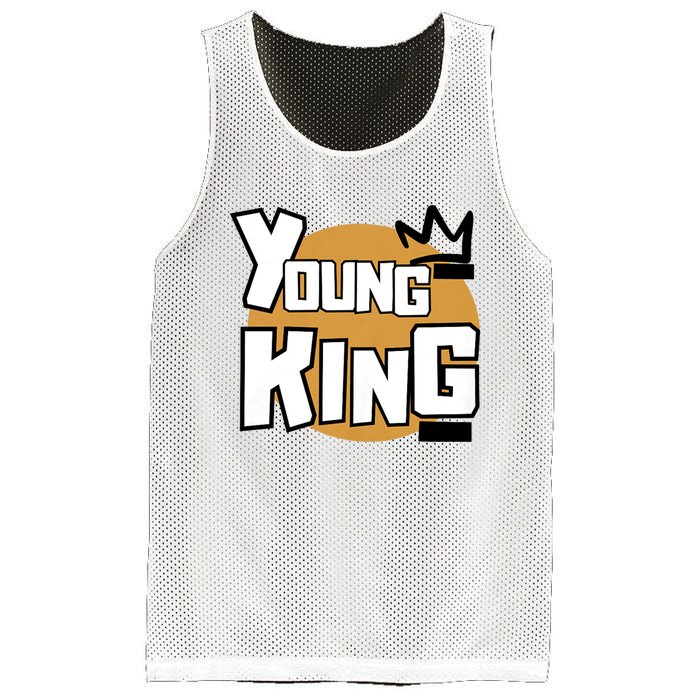 Young Kings Talk The Talk And Walk The Walk Mesh Reversible Basketball Jersey Tank