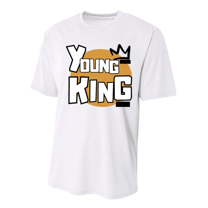 Young Kings Talk The Talk And Walk The Walk Performance Sprint T-Shirt