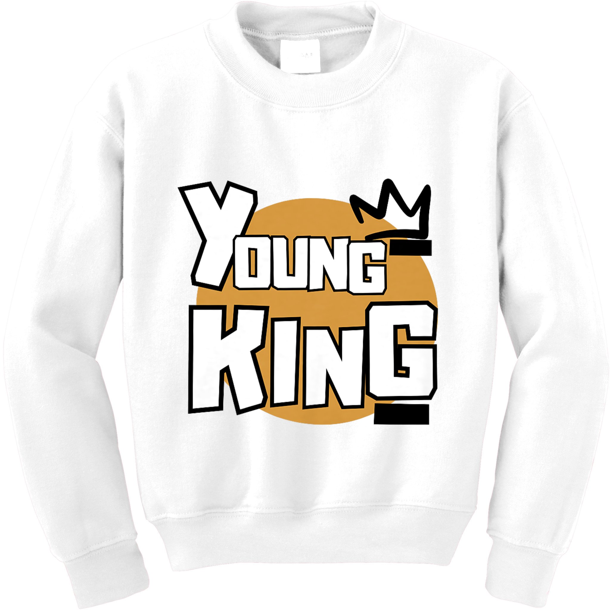 Young Kings Talk The Talk And Walk The Walk Kids Sweatshirt