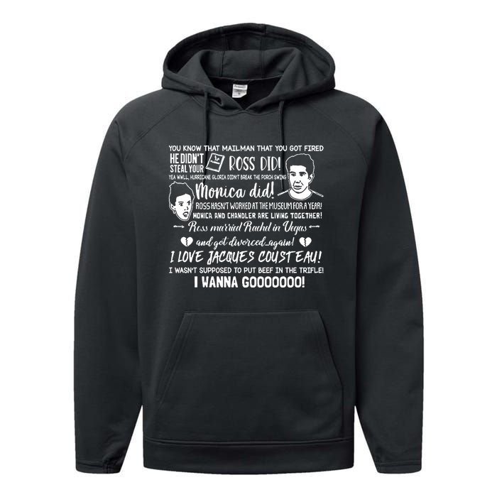 You Know That Mailman That You Got Fired He Didn’T Steal Your Playboy Ross Did Performance Fleece Hoodie