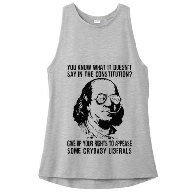 You Know What It Doesn't Say In The Constitution Ladies PosiCharge Tri-Blend Wicking Tank