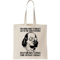 You Know What It Doesn't Say In The Constitution Bag
