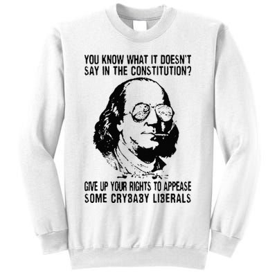 You Know What It Doesn't Say In The Constitution Sweatshirt