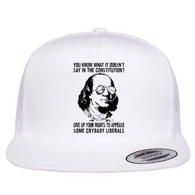 You Know What It Doesn't Say In The Constitution Flatbill Hat