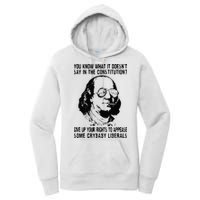 You Know What It Doesn't Say In The Constitution Women's Pullover Hoodie
