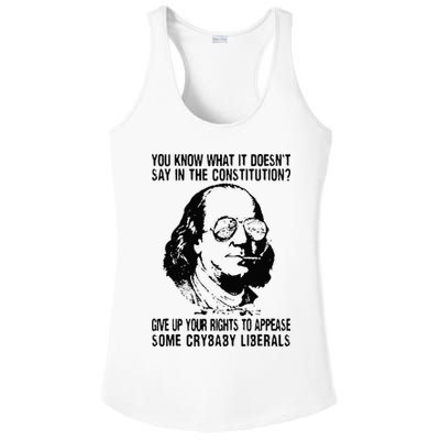You Know What It Doesn't Say In The Constitution Ladies PosiCharge Competitor Racerback Tank