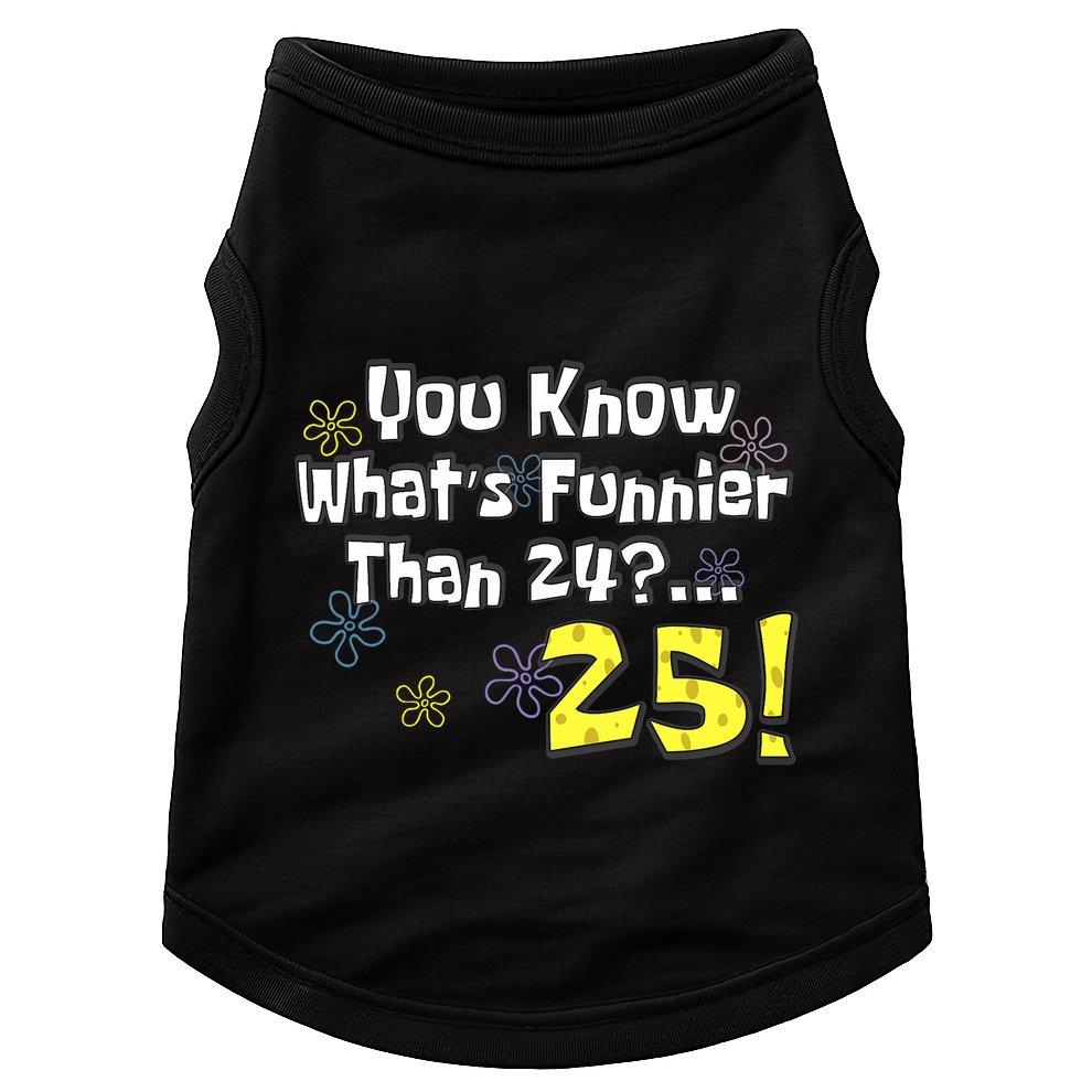 You Know WhatS Funnier Than 24 25 Year Old 25th Birthday Doggie Tank