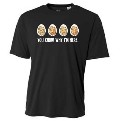 You Know Why Im Here Thanksgiving Cooling Performance Crew T-Shirt