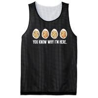 You Know Why Im Here Thanksgiving Mesh Reversible Basketball Jersey Tank