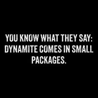 You Know What They Say Dynamite Comes In Small Packages Impact Tech Backpack