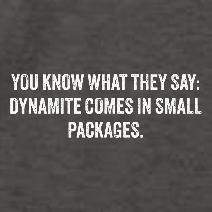 You Know What They Say Dynamite Comes In Small Packages Vector Backpack