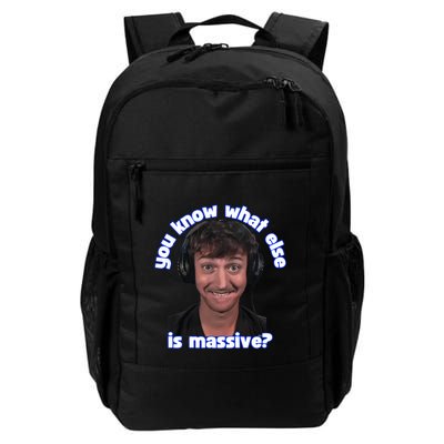 You Know What Else Is Massive Low Taper Fade Meme Funny Joke Daily Commute Backpack