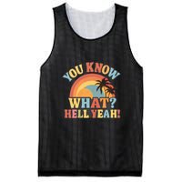You Know What? Hell Yeah! Mesh Reversible Basketball Jersey Tank