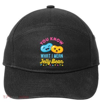 You Know What I Mean Jelly Bean 7-Panel Snapback Hat