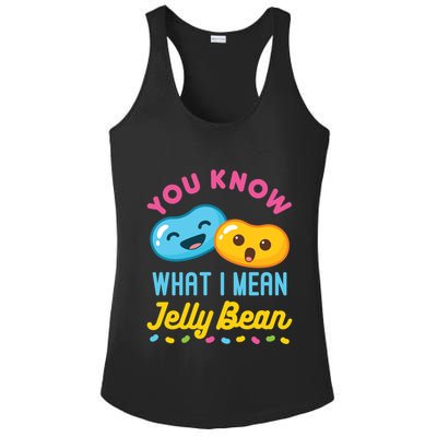 You Know What I Mean Jelly Bean Ladies PosiCharge Competitor Racerback Tank