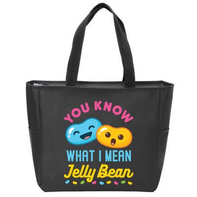 You Know What I Mean Jelly Bean Zip Tote Bag