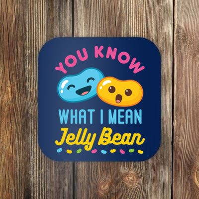 You Know What I Mean Jelly Bean Coaster