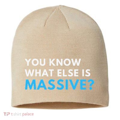 You Know What Else Is Massive Meme Sustainable Beanie