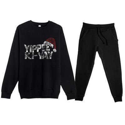 Yippee Kiyay Premium Crewneck Sweatsuit Set