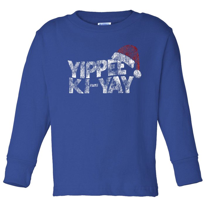 Yippee Kiyay Toddler Long Sleeve Shirt