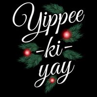 Yippee Ki Yay Christmas Holiday Impact Tech Backpack