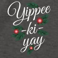 Yippee Ki Yay Christmas Holiday Vector Backpack
