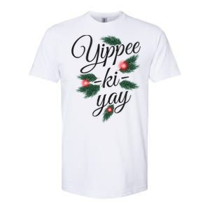 Yippee Ki Yay Christmas Holiday Softstyle CVC T-Shirt