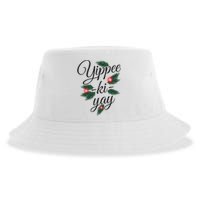 Yippee Ki Yay Christmas Holiday Sustainable Bucket Hat