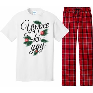 Yippee Ki Yay Christmas Holiday Pajama Set