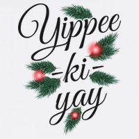 Yippee Ki Yay Christmas Holiday Flatbill Hat