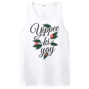 Yippee Ki Yay Christmas Holiday PosiCharge Competitor Tank