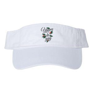 Yippee Ki Yay Christmas Holiday Valucap Bio-Washed Visor