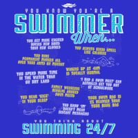 You Know You're A Swimmer When Funny List For Swim Gift Long Sleeve Shirt