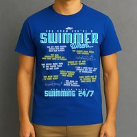 You Know You're A Swimmer When Funny List For Swim Gift T-Shirt