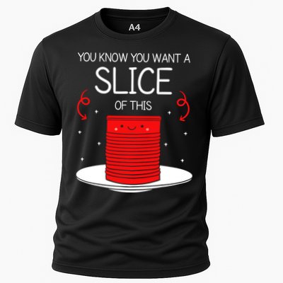 You Know You Want A Slice Of This Canned Cranberry Sauce Cooling Performance Crew T-Shirt