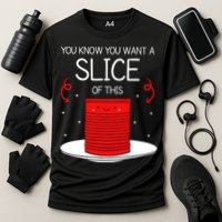 You Know You Want A Slice Of This Canned Cranberry Sauce Cooling Performance Crew T-Shirt
