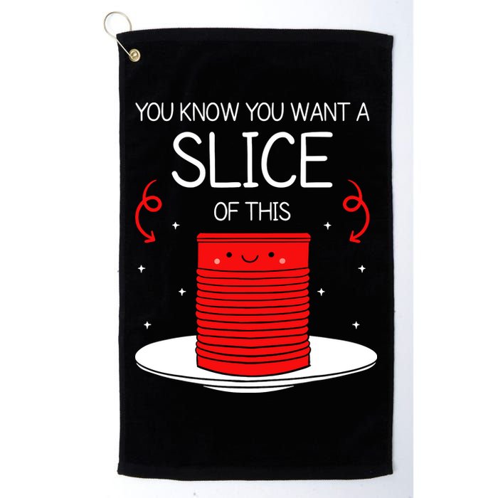 You Know You Want A Slice Of This Canned Cranberry Sauce Golf Towel